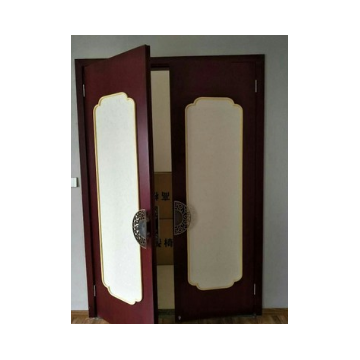 实木贴板双开套装门 四川成都直销指接复合整套烤漆门