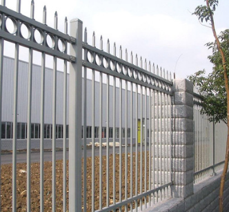 锌钢护栏 小区工厂静电喷涂三横杆锌钢围墙护栏 批发 可定制