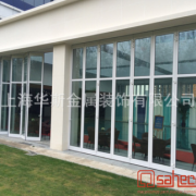 上海折叠门厂家专业安装定制铝合金门 铝合金折叠门 铝合金玻璃门