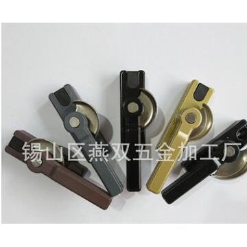 厂家大量促销广东锌合金钩锁 双向月牙锁 不分左右窗锁疯狂抢购