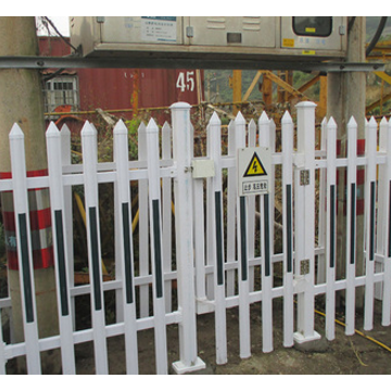 配电箱围栏 电力变压器防护护栏 围墙护栏 pvc塑钢护栏 防护栏