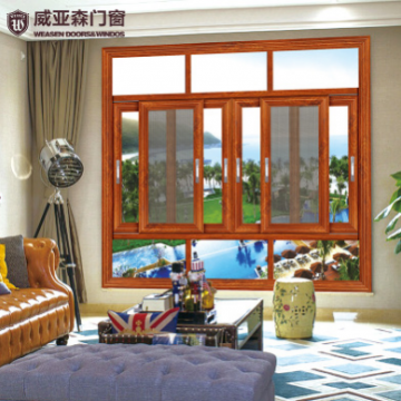 威亚森门窗 定制铝木复合推拉窗 豪华别墅窗 隔音隔热推拉窗