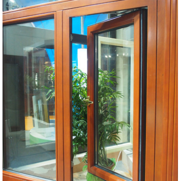 铝木复合门窗 高端纯实木窗 内开内倒窗 百叶窗 别墅工厂定制