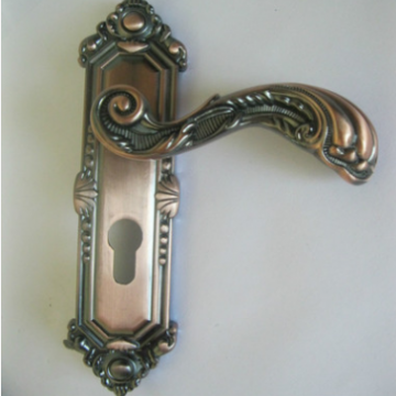 机械门锁 木门室内套装免漆门插芯执手锁 仿古铜红古铜欧式执手锁