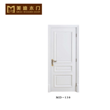 【美迪】木门白色欧式烤漆门定制进户门玻璃门卧室门木门MD-130