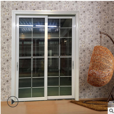 厂家直销高档铝合金钢化玻璃推拉门阳台隔音移门厨房卫生间吊趟门