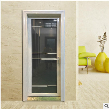舒密斯铝合金钢化玻璃平开门卫生间整套门定制厨房隔断室内套装门