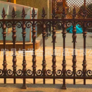 厂家直销批发定制小区铝艺护栏 庭院别墅安全喷塑铝艺护栏 防护栏