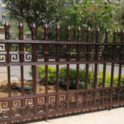 厂家直销批发定制小区铝艺护栏 庭院别墅安全喷塑铝艺护栏 防护栏