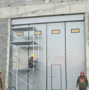 重型电动折叠门 保温防火工业电动折叠门 大型工业折叠门厂家生产