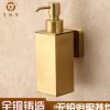 老铜匠 全铜欧式卫浴挂件 壁挂皂液器金属瓶 全铜金属盒GQ10302