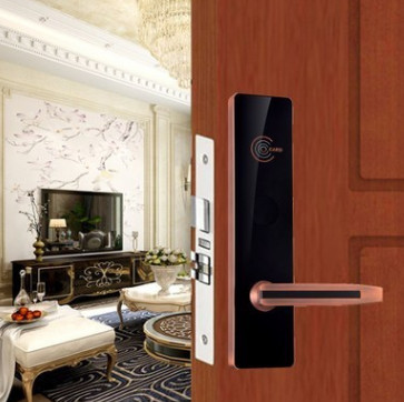 新款酒店智能门锁高档电子感应磁卡锁宾馆客房刷卡智能锁磁卡锁