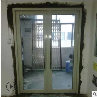 深圳厂家直销办公室乙级钢质烤漆玻璃防火门 证书齐全可过消防
