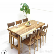 厂家定制 咖啡方桌 长桌 会议桌 全实木