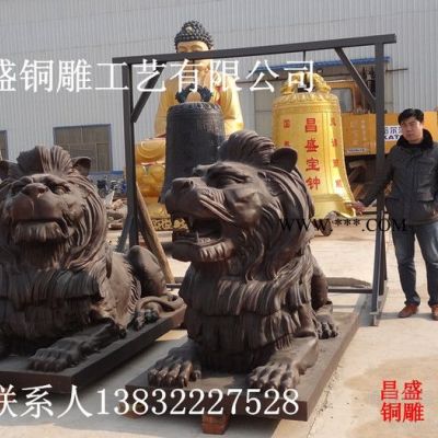 昌盛铜雕 铜雕狮子,铜狮子,铸铜门狮,北京狮子,故宫狮子