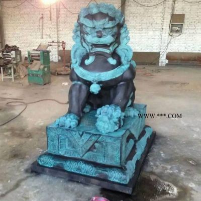 新款紫铜狮子雕塑 16铸铜汇丰狮子制造厂 出售大型动物雕塑铜门狮工艺品