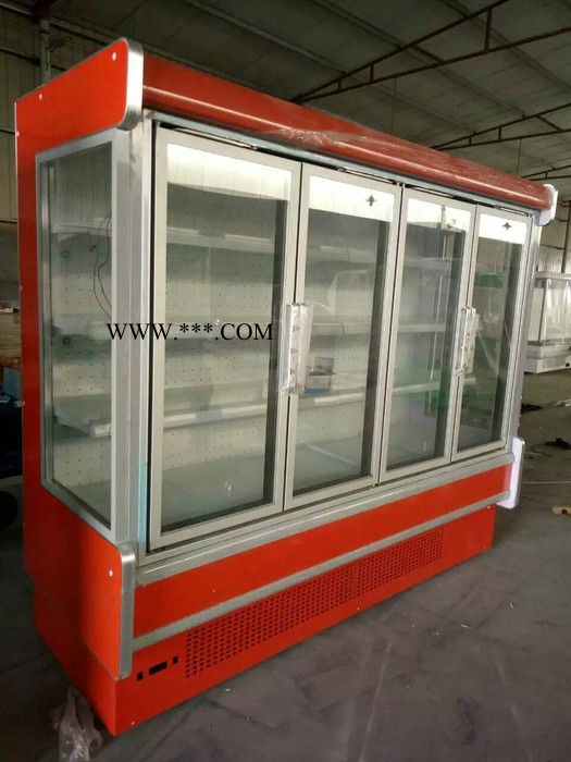 中意创展BXG-FMG玻璃门风幕柜 超市鲜奶冷藏柜蔬菜水果保鲜柜 带玻璃门的保鲜冷柜定做需要价格 供应各大超市冷柜