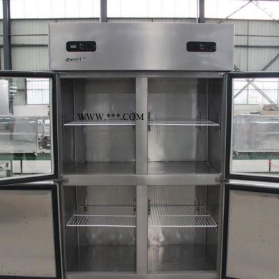 尼柏双温四开门冰箱超大容量冷冻多开门冰箱 商用饭店玻璃门冰箱