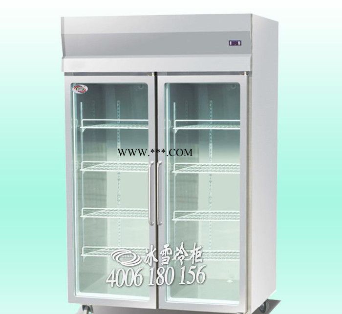 单门厨房柜 立式玻璃门冷柜 餐厅酒店冷柜 冷藏保鲜柜 商用冰