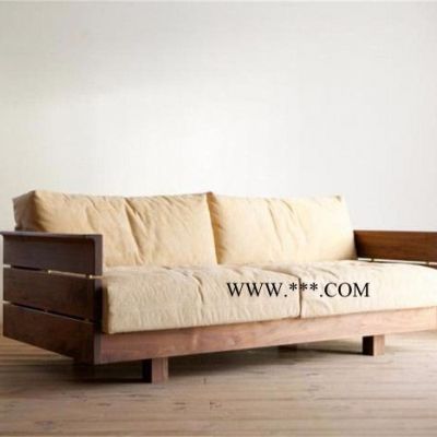 広松木工布艺沙发组合现代简约创意客厅整装小户型转角真皮日式沙发