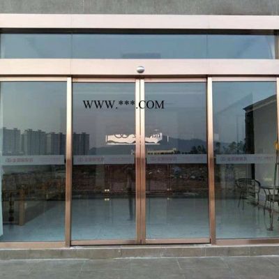 防盗玻璃门 广州厂家 钢化玻璃自动门厂家价格