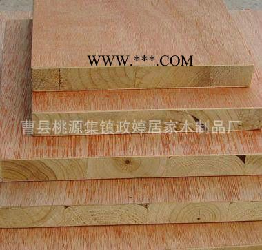高密度细木工板 免漆生态板材 桐木杨木松木门套衣柜框架木板