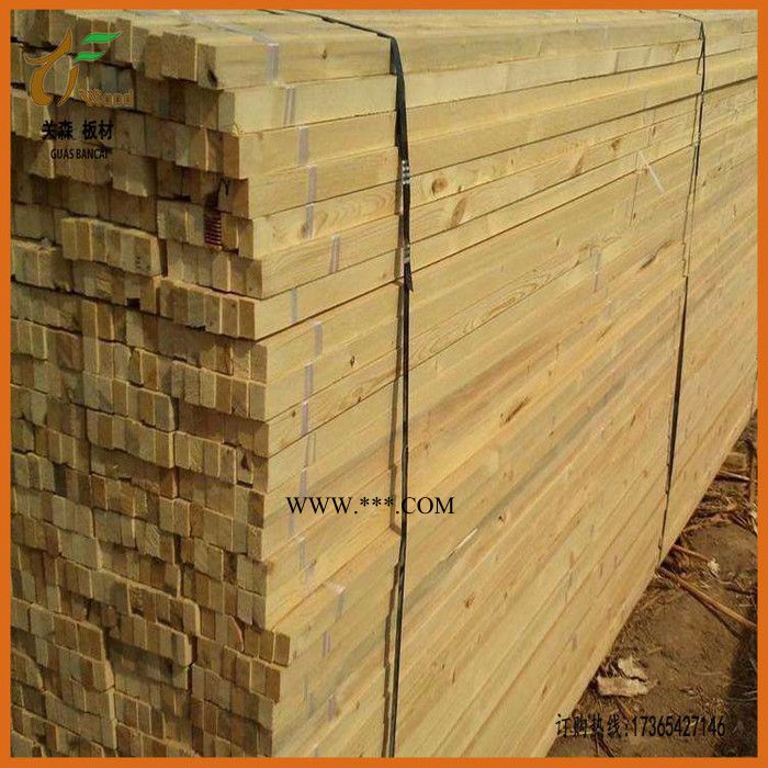 厂家批发各种规格建筑木方 辐射松木方价格 耐腐蚀防腐松木