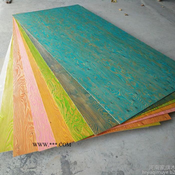 家旗木业 彩色板 松木板 松木装饰板 雕刻板 环保装饰板材