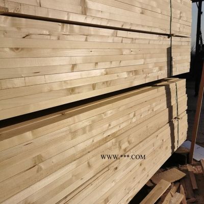松木木方 4x7建筑方木批发 白松工地木方价格 呈果木业