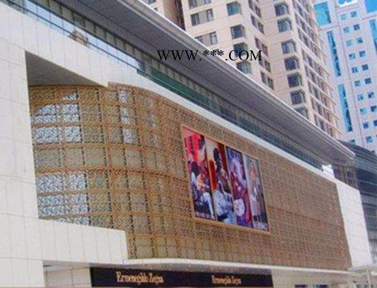 上海美容院墙面孔状装饰铝板建材就选广东德普龙单板厂，设计安装均可！