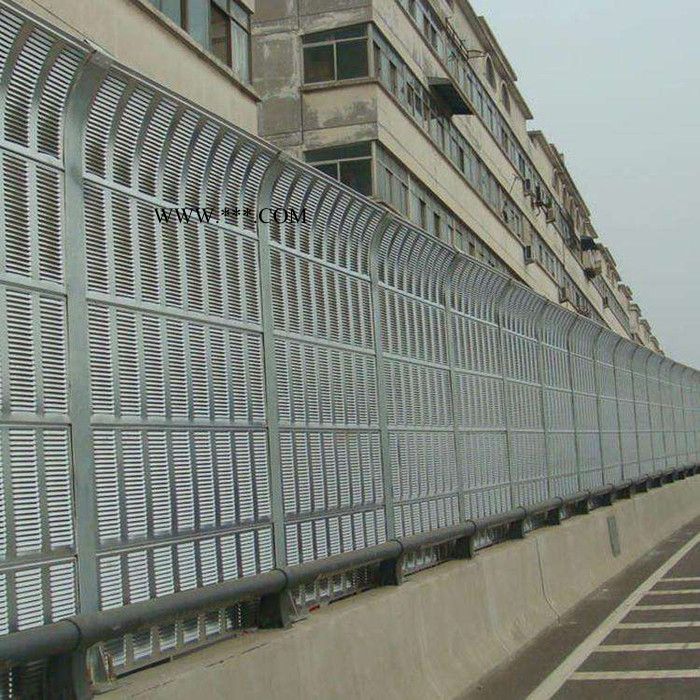 低价现货  郑州 高速声屏障 公路隔音屏 铝板隔音墙  复合针孔铝吸声板
