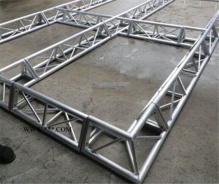 400铝桁架 铝板加强婚庆舞台桁架  铝合金灯光架龙门架背景架厂家促销