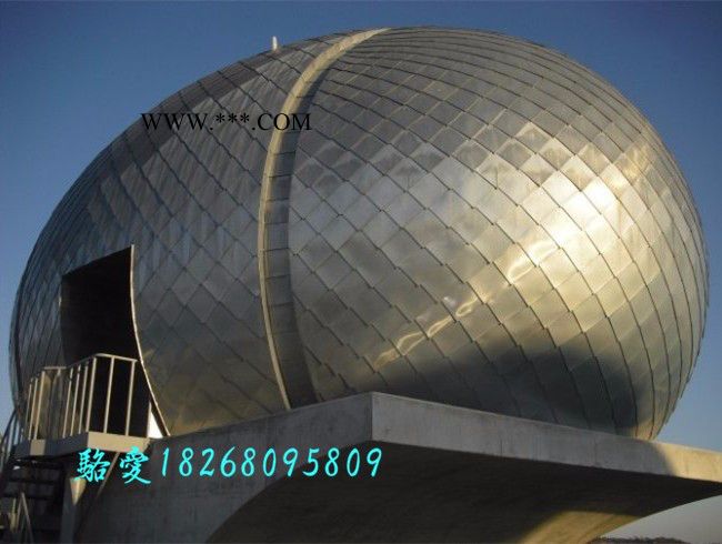 菱形铝板 屋面菱形板 平锁扣矩形铝板 球形屋面金属瓦片